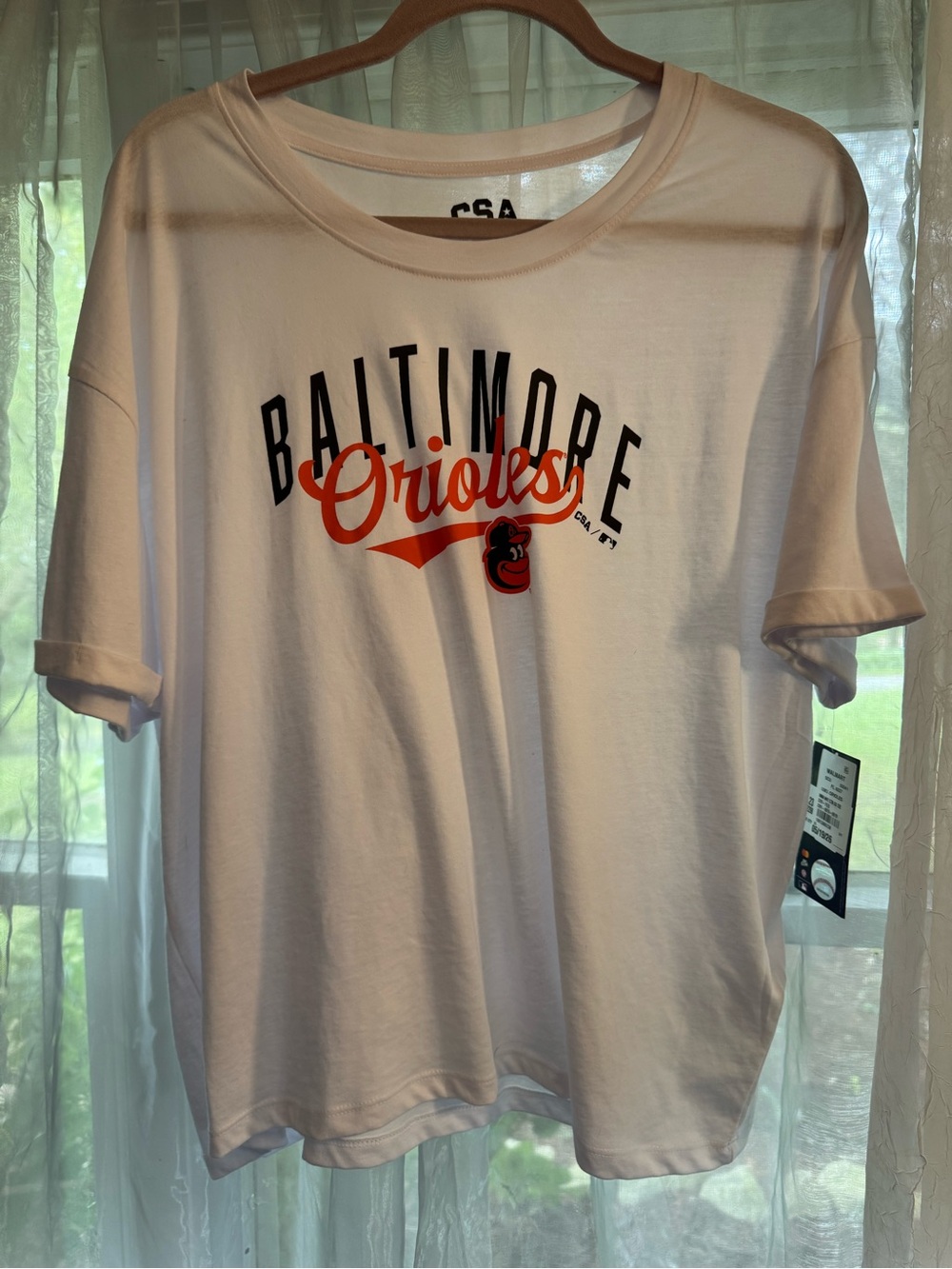 NFL Apparel Baltimore Orioles White Tee